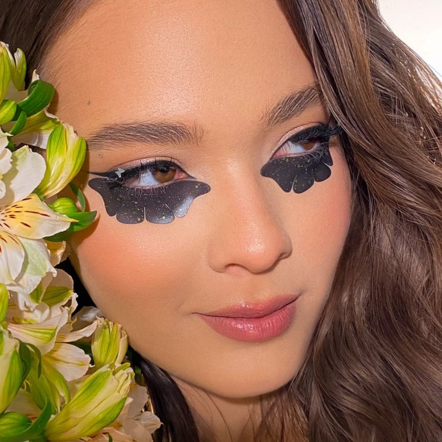 Schwarze Silikonpads optimal zum Färben der unteren Wimpern oder zum Schutz beim Wimpernlifting