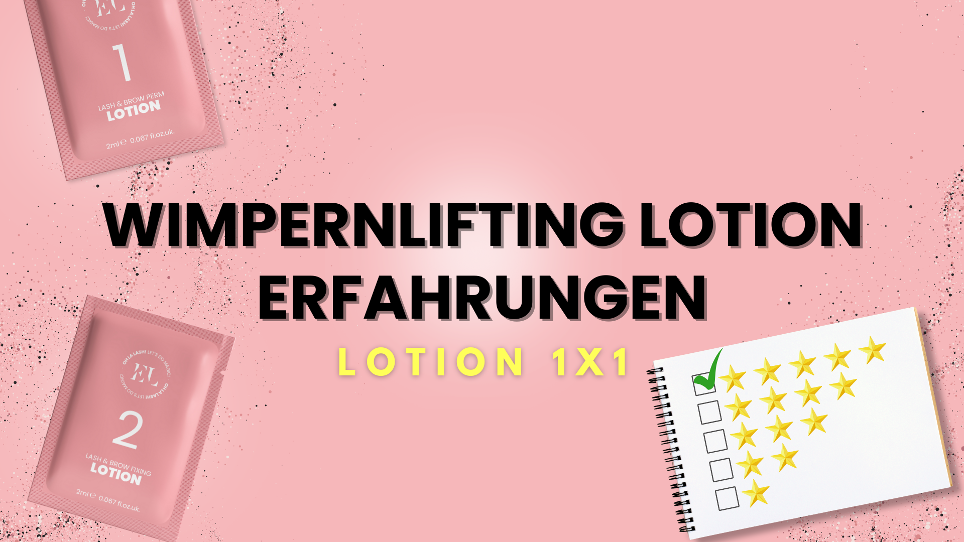 Wimpernlifting mit EasyLiftPro Lotion – sichtbar gesunde Wimpern