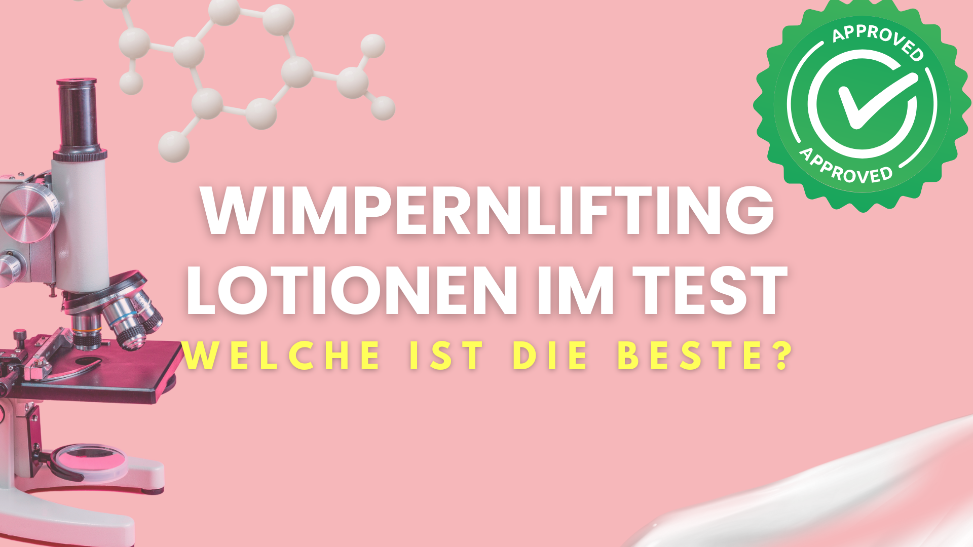 Testsieger? Unsere Wimpernlifting Lotion mit Cysteamin