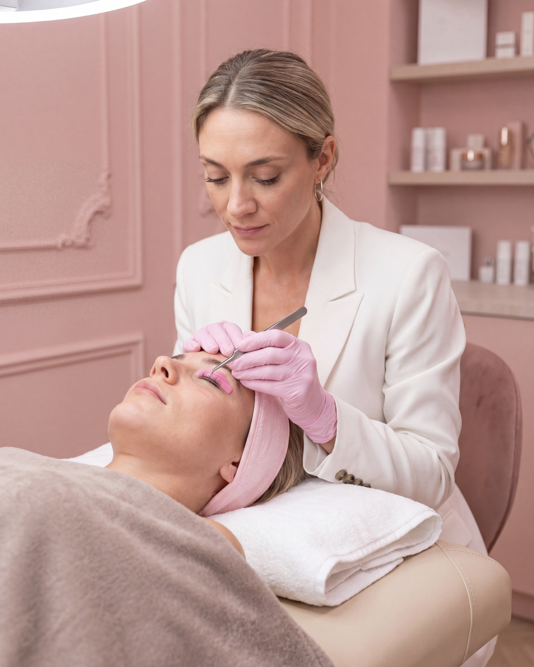 "Ich biete bereits Lash Lifting an."