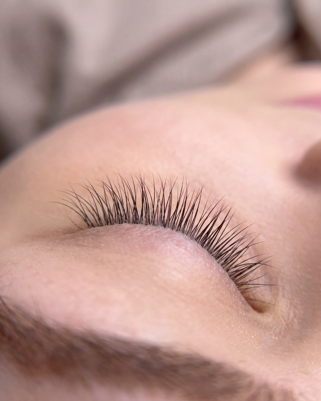 Kurze bis normale Wimpern