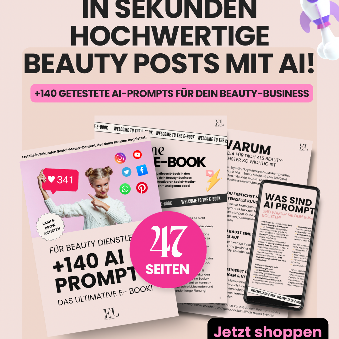High-Value-Prompts speziell für die LASH & BROW -Branche 
