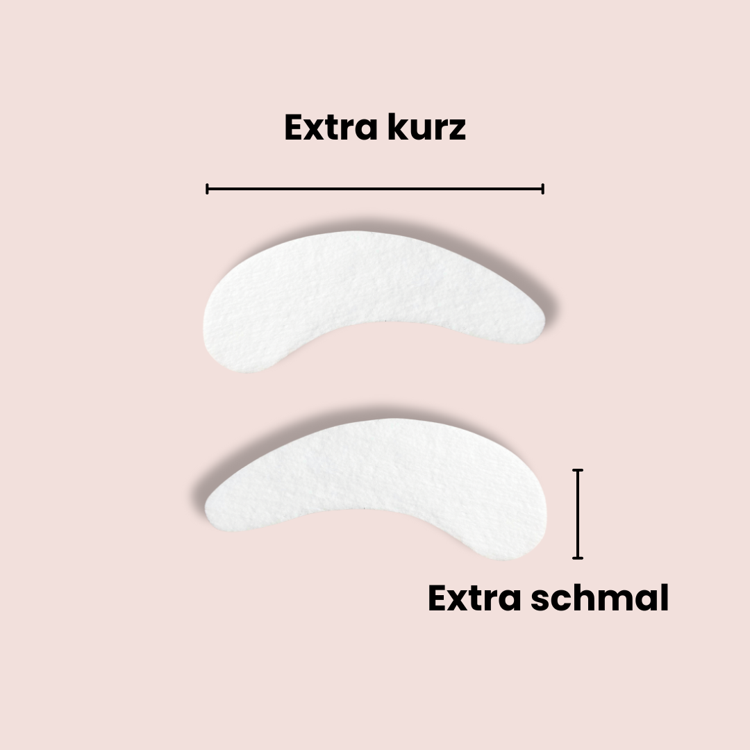 Wimpernlifting Augenpads - passen sich dank ihrer ergonomischen Form jedem Auge perfekt an