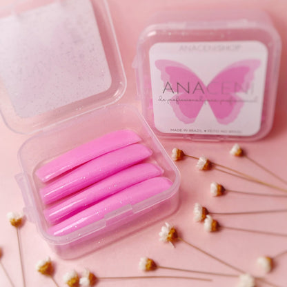 Silicone Pads by Ana Ceni Mix Box in pink glitter