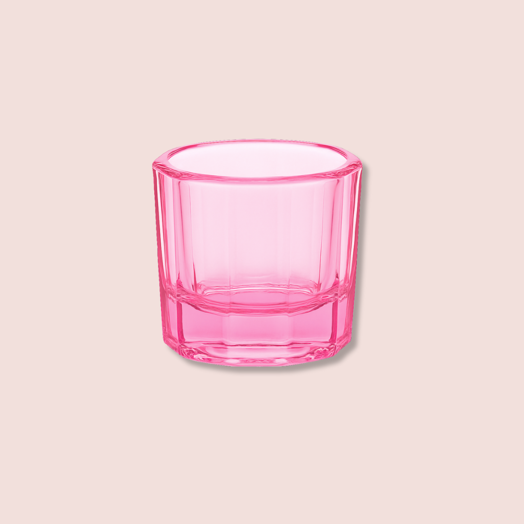 Dappenglas in Pink – kompaktes Mischgefäß für professionelle Beauty-Anwendungen