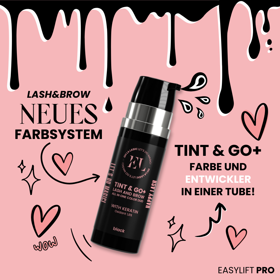 Professionelle Lash & Brow Tint – Wimpern- und Augenbrauenfarbe für Beauty Studios