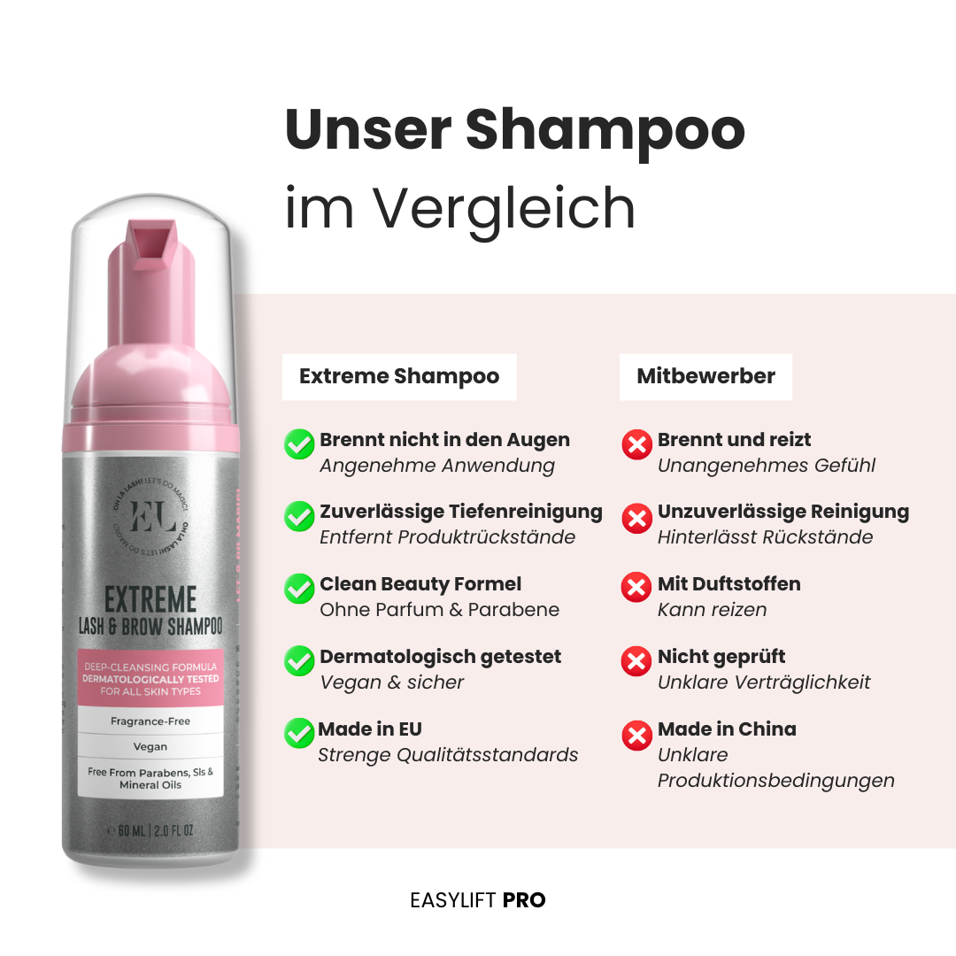 Extreme Wimpern- & Augenbrauen Shampoo - 60ml