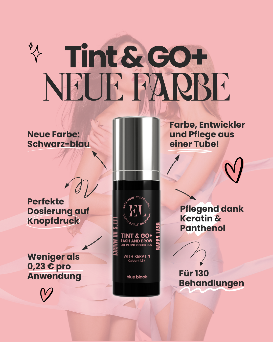 Langanhaltende Farbe für Ergebnisse mit WOW- Effekt